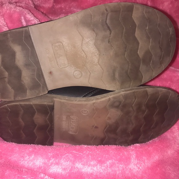 Toddler Boys Uniform Lace Up Boots - Black size 3 - Picture 5 of 9